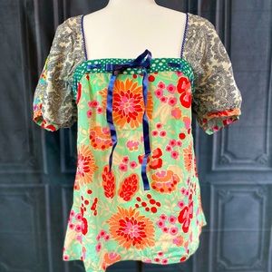 RARE Anthropologie Fei Peasant Blouse - 8 US
